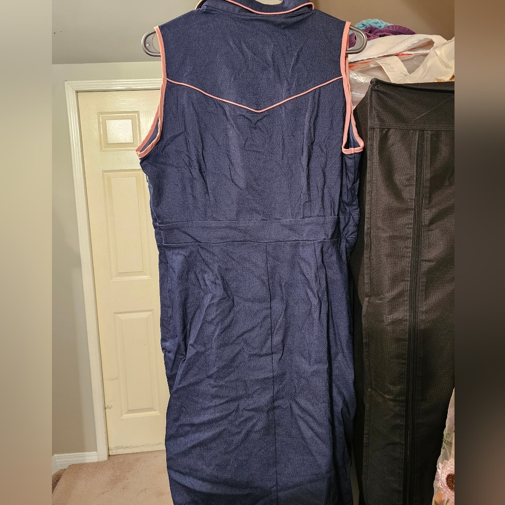 Unique Vintage Western Wiggle Dress XL - Picture 8 of 8